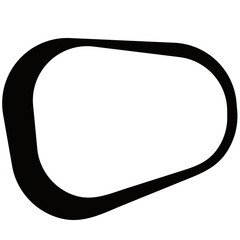 Atomic graphic design element mid-century shape