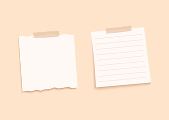 Vector of paper note background