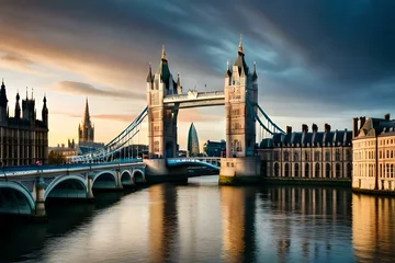 Photo sur Plexiglas Anti-reflet Tower Bridge houses of parliament city
