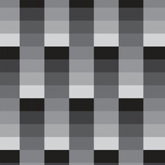 Fototapeta na wymiar abstract monochrome black and white rectangle repeatable pattern.