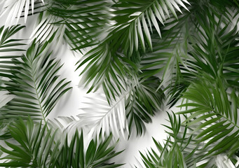 Obraz premium Background with palm leaves textures