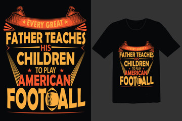 Father American football t shirt © gdexpert6