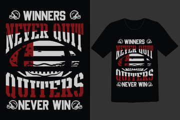 American football t shirt design concept vector © gdexpert6