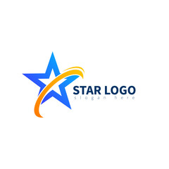 Star logo designs template, gradation elegant Star logo designs