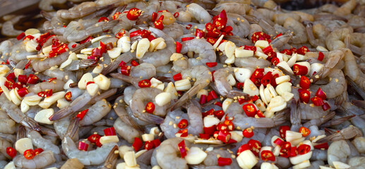 Pickled shrimp in soy sauce