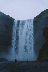Skógafoss waterfall on Skoga River in the South of Iceland