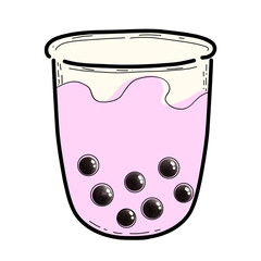 Pink milk