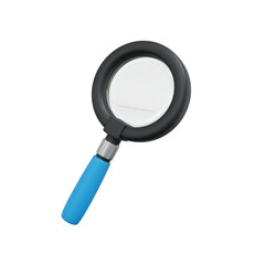 Sleek and powerful magnifying glass icon, designed to enhance your search and exploration experience, revealing hidden details with precision and clarity