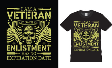 U.S military Army Memorial Day American Veteran T-shirt design vector. Illustration Gun Wireless solder Freedom graphic typography Honoring template liberty premium. Ready for print, poster, Banner.  