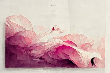 On a white background wealth abundance money easiness effortlessness deep spirituality inspiration freedom elements pink white mauve graphic design modern contemporary bright airy detailed 