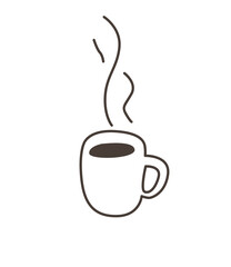 coffee line icon