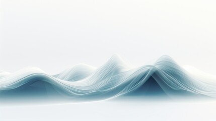 Binary Ripples: Minimalist waves representing the impact of AI on our digital landscape | generative ai