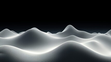 Binary Ripples: Minimalist waves representing the impact of AI on our digital landscape | generative ai
