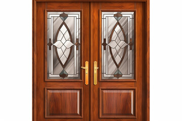 Interior door beautiful canvas expensive fittings made of natural veneer door fittings,generative.ai