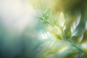 soft abstract natural background image lots of light colours are green white bluegrey 