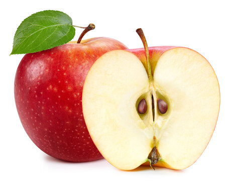 Apples isolated on white