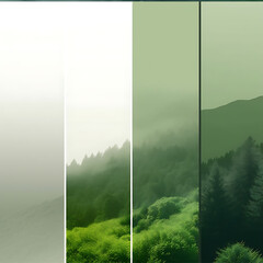 landscape with trees,ai generated