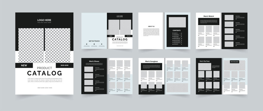 Modern Product Catalog Design Template Or Company Product Catalouge Design Template A4 Size