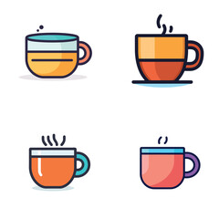 coffee cup illustrations