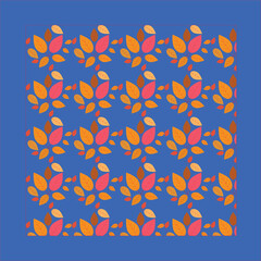 flower pettern design with attractive shapes and beautiful colors