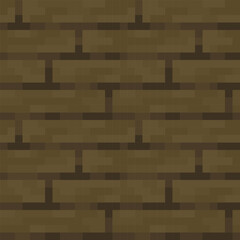 Shabby brick wall seamless pattern tile pixel art style. Abstract fashion fabric textures, vector art. Design for web and mobile app.