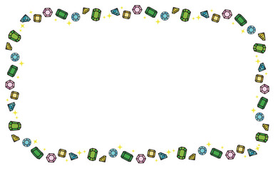 宝石のフレーム