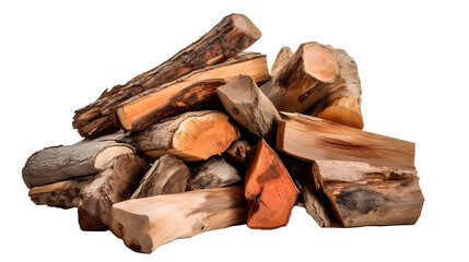 自然の温かさ: 焚き火のための薪の魅力 No.004 | Natural Warmth: The Allure of Firewood for Campfires Generative AI