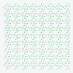 plant pattern with striking colors