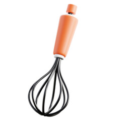 The 3D kitchen utensil illustration icon is a visual representation that shows clearly and attractively various kitchen utensils that are often used in cooking and food preparation activities.