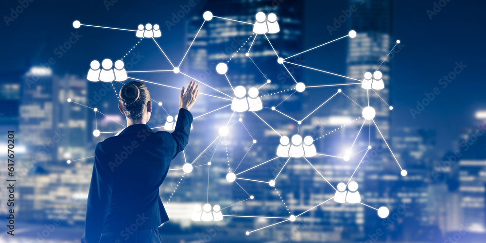Poster modern wireless technologies and networking as tool for effective business