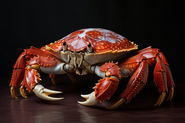 Photo fresh and delicious hairy crab,natural background - Powered by Adobe