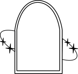 Y2K graphic elements vector illustration