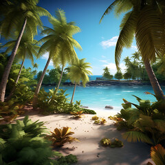 tropical landscape