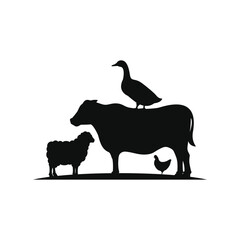 Animals icon isolated on white background