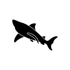 Shark icon vector. sea ​​life illustration sign. fish symbol or logo.