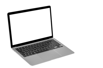 a modern laptop computer in png format