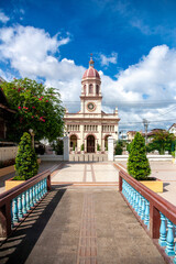 Santa Cruz Church in Bangkok, Thailand, an old Catholic church build in 1770 during the reign