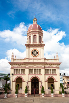 Santa Cruz Church in Bangkok, Thailand, an old Catholic church build in 1770 during the reign