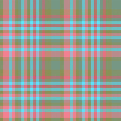 Fototapeta premium Textile background pattern of plaid fabric texture with a check seamless tartan vector.