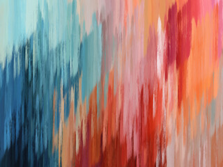 Background abstract colorful brush line blue red