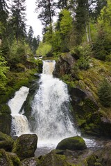Sicht auf die Triberger Wasserfälle
