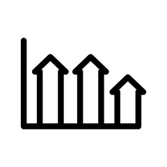 Graph Icon Vector Symbol Design Illustration