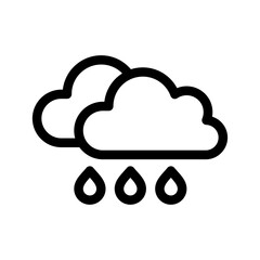 Rain Icon Vector Symbol Design Illustration