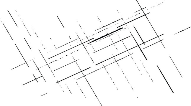 Distressed black sketches line texture. Distress Overlay Texture. White background on sketches texture.	