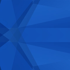 Abstract Blue Triangle Geometric Background, Vector Illustration.