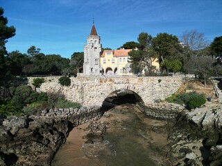 Fototapeta premium Palacio dos Condes de Castro Guimaraes in Portugal