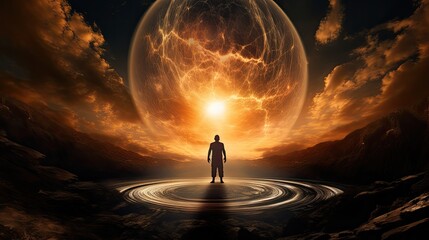 Transcending Realms, The Final Journey of the Soul. Final Voyage. Gen AI