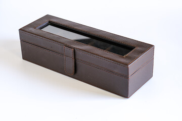 watch box isolated white background