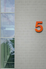 House number Five At Modern Architecture