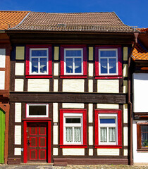Fachwerkhaus Nr. 22, Wernigerode, Sachsen-Anhalt, Harz, Deutschland